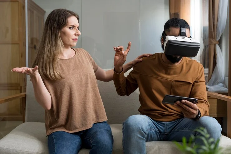 Play It Safe using vr headsets